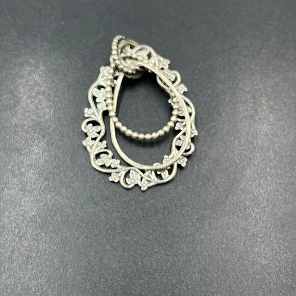 PZ Paz Creations Israel Sterling silver 925 Floral Filigree Balls Pendant - Picture 2 of 8